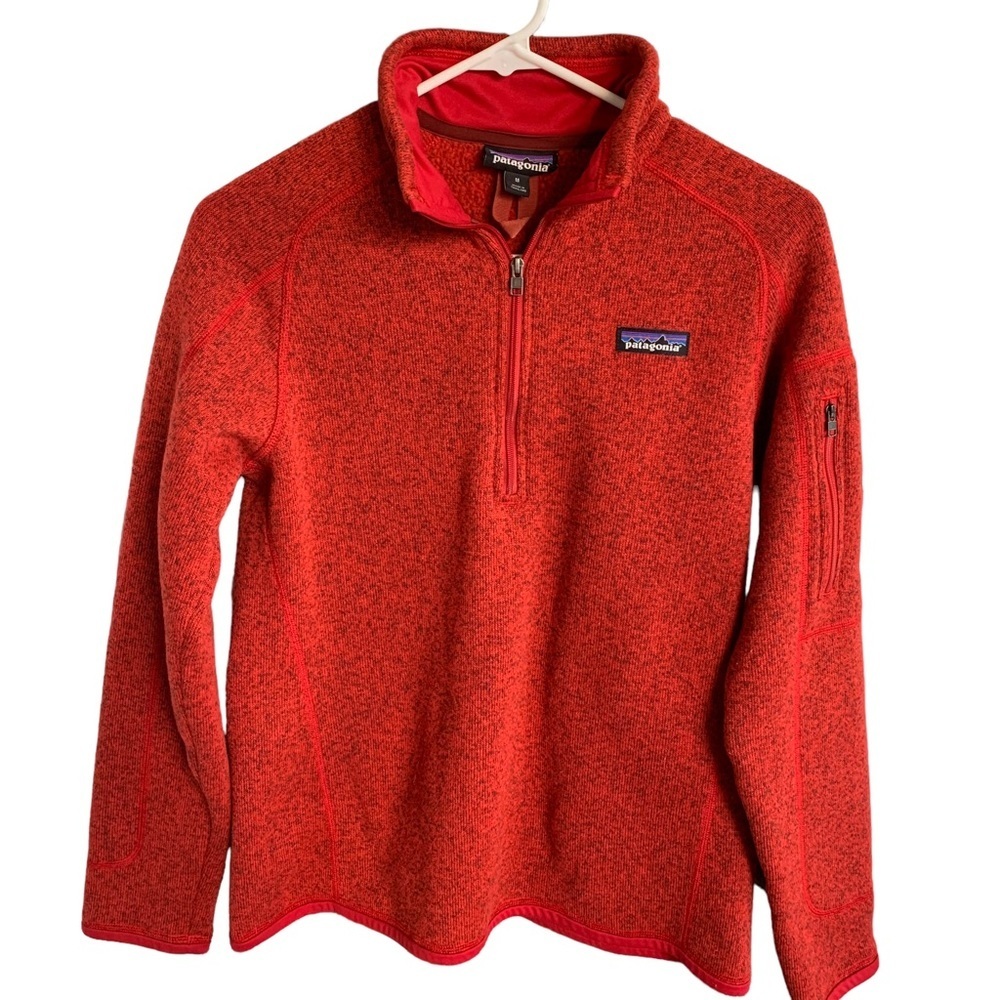 Patagonia Red Quarter-Zip Jacket